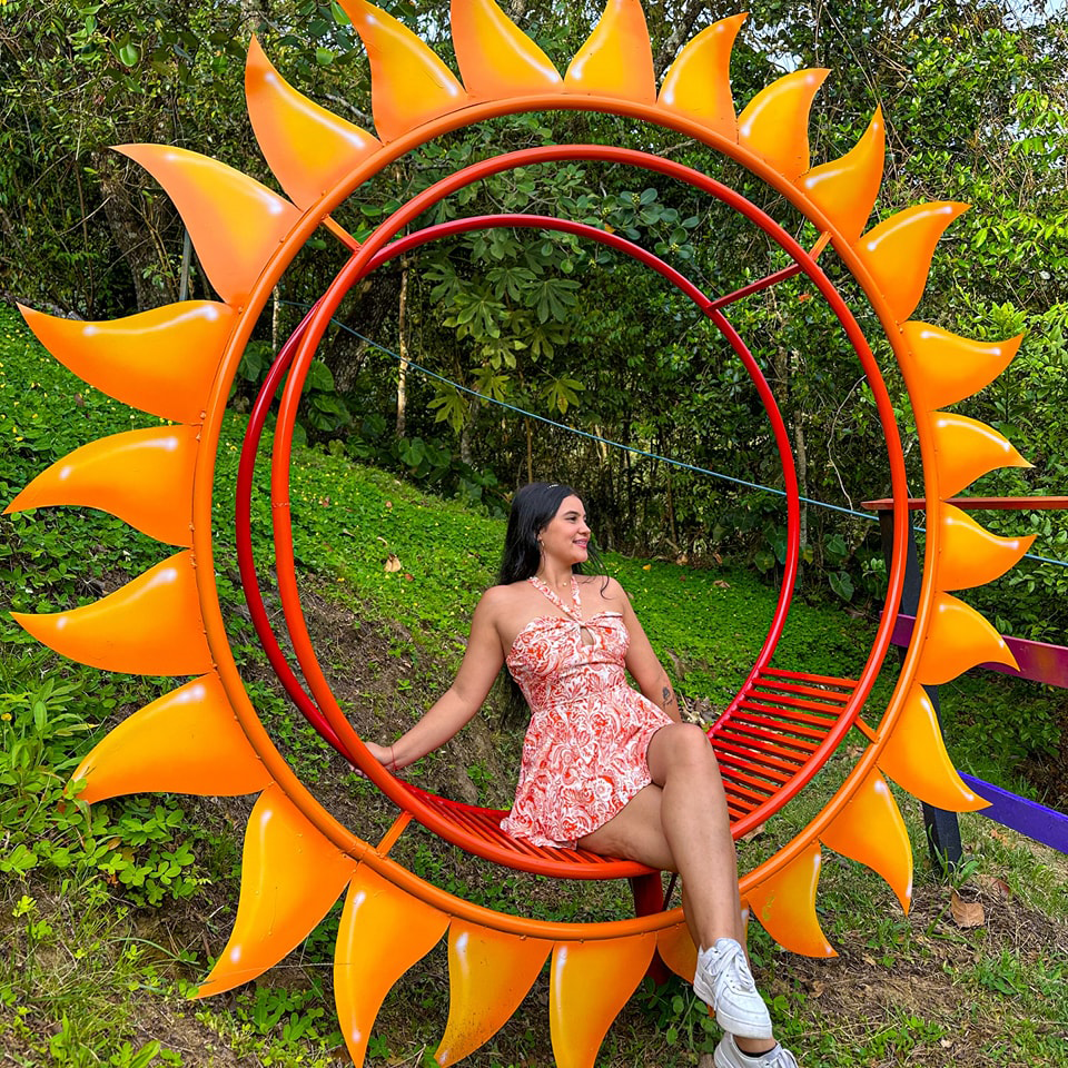 Atracción tipo sol para fotografías